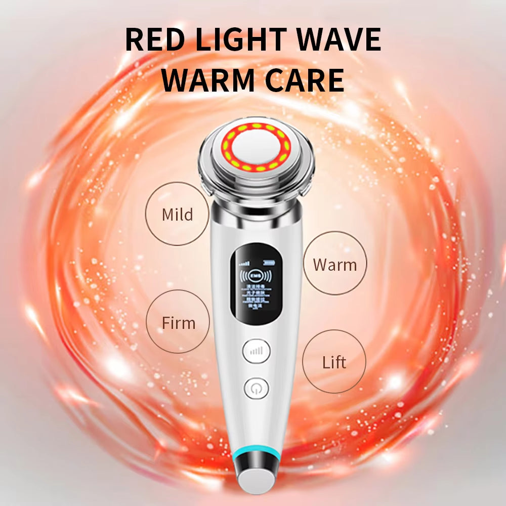 Skin Rejuvenation Face Lifting Wrinkle Removal Face Massager FR Mesotherapy Electroporation Radio Frequency LED Photon Skin Care